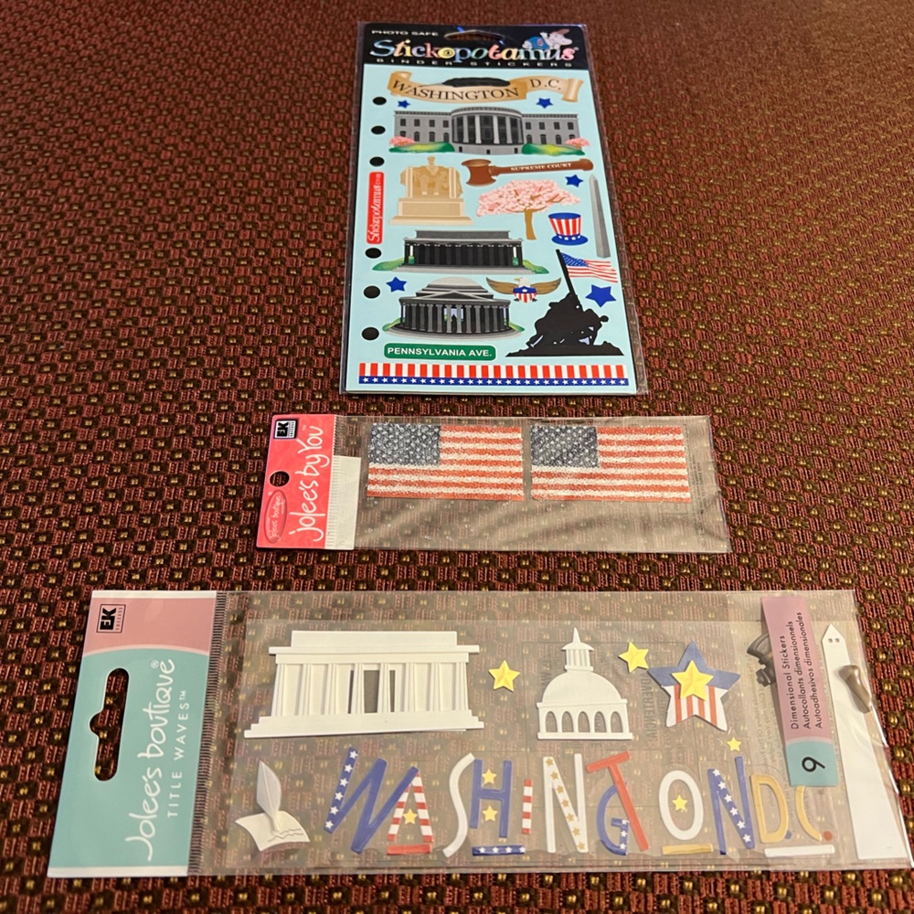 Washington D.C. Scrapbook Stickers